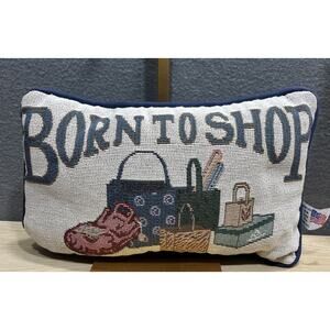 Riverdale Tapestry Born To Shop Decorate Pillow Made In USA New